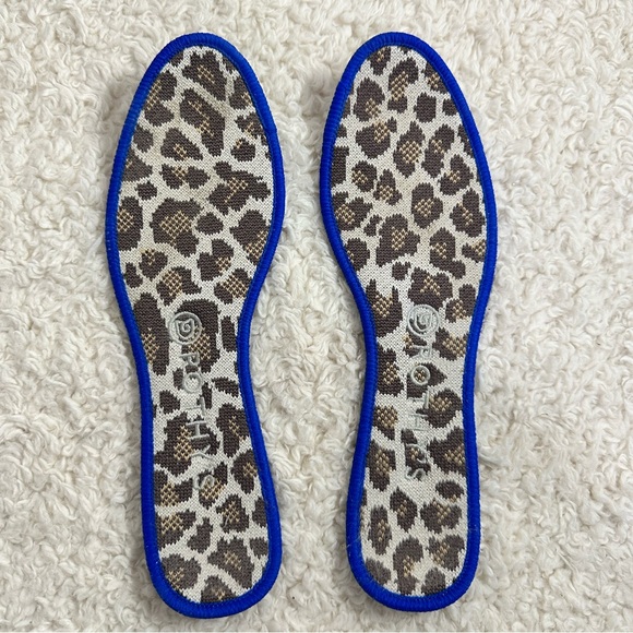 Rothy's Shoes The Loafer Womens 9 Tan Brown Leopard Flats Slip On Animal Round - Picture 13 of 14